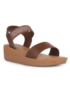 Bata Women Wedge Heel Sandals - Brown (6UK)