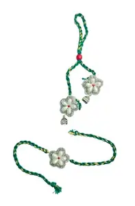 Rakhi & Lumba set (lumbas are convertble into earrings)