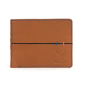 REDHORNS Genuine Leather Wallet for Men | RFID Protected Mens Wallet with 6 Credit/Debit Card Slots | Slim Leather Purse for Men (ARD6055R6_Tan)