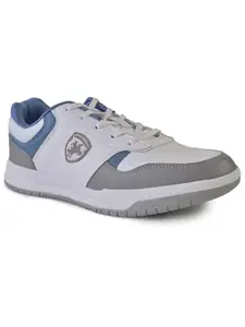 Buckaroo OTTEN Vegan Leather White Casual Shoes for Mens: Size UK 10