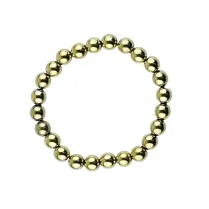 Dane Gems Beautiful Pyrite Stone Bracelet Original Certified Payrides Stone Original Bracelet Golden Pyrite Bracelet Healing Beads Pyrite Bracelet Pyrite Crystal Bracelet Adjustable पाइराइट ब्रेसलेट Bracelet For Man Bracelet For Girls Stylish Healing Bracelet Bead Bracelet with Certificate Bracelet Original Certified Healing Crystal Bracelet Chakra Healing Bracelet Healing Stone Bracelet Gemstone Bracelet Stretchable Bracelet For Women Astrology Bracelet Adjustable Bracelet Elastic Bracelet Handmade Bracelet Hand Bracelet Wrist Bracelet