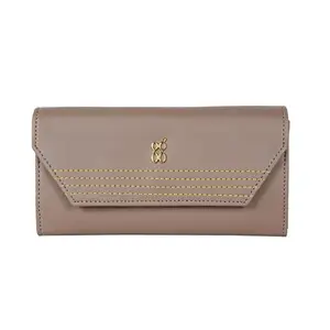 Baggit Womens Lwxe Losht 3T5 Harmonium Wallet- Beige