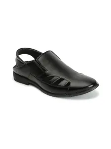 Carlton London Men's Stylish Comfortable Mule Shoes Colour-Black, Size-UK 6