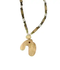 Beautiful Handmade Real White Sandalwood Necklase