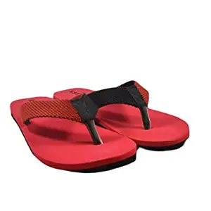 XSTAR Flip Flops for Men | Comfortable Indoor Outdoor Fashionable Slippers for Men And Boy, Big size chappals (Red, numeric_12)