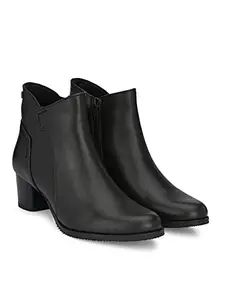 Delize Black Womens Ankle Boots