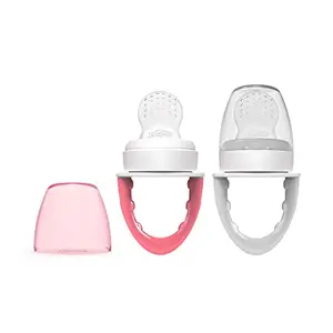 Dr. Brown's Fresh First Silicone Feeder (Pack of 2, Pink)