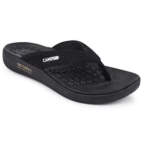 Campus Women's SL-411L-A BLK/Off WHT Flip-Flops - 4UK/India SL-411L-A