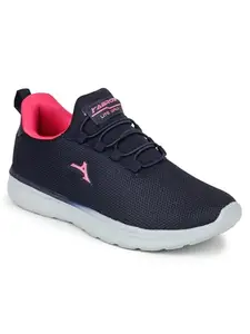 ABROS Bellatrix ASSL0172 Sprots Shoes for Womens (Navy/Fuchsia, 7)