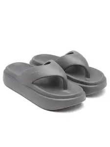 BERSACHE Soft Classic Casual with Regular wear with Ultra Soft & Technology Slipper for Women's Grey