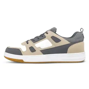 WALKAROO Mens Grey Beige Casual Shoe(WY3344) UK 10