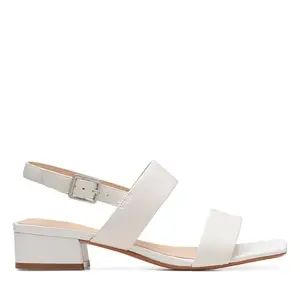 Clarks Seren25 Strap White Leather, 4