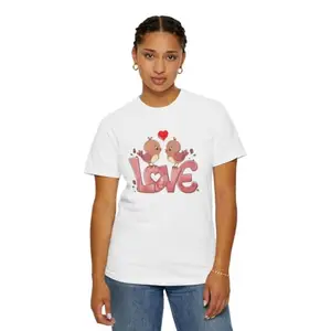 Bird Love-Printed T-Shirt |Color - White |Fabric - Cotton| Size-XXL |NT-_1346
