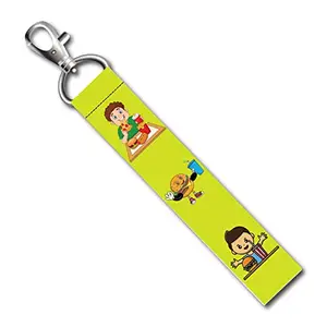 ISEE 360® Fast Foodie Love Lanyard Bag Tag with Swivel Lobster for Gift Luggage Bags Backpack Laptop Bags Travelers Students Worker L X H 5 X 0.8 INCH