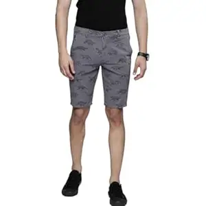 The Indian Garage Co Men Slim Fit Solid Mid-Rise Chino Shorts