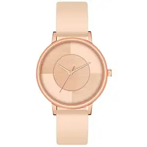 Acnos Trendy Multi-Color Dial Analog Watch for Women with Synthetic Leather Strap