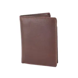 Flingo Leather Wallet for Men with Cash Compartment, Card Holder Slots & ID Pocket (Tan)