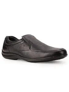 Bata Mens Harrier Slip On Formal Shoes, Black