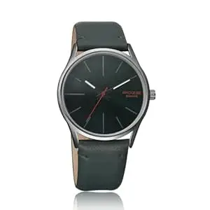 Sonata Poze Quartz Analog Black Dial PU Leather Strap Watch for Men-SP70013QL01W