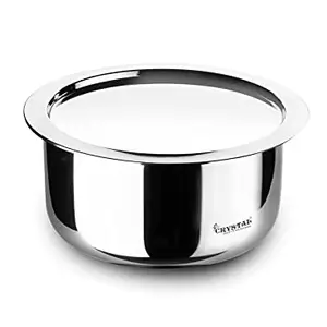 Crystal TriPro -Triply Stainless Steel Tope with Lid - 22 cm (Induction Bottom) price in India.