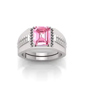 MBVGEMS Pink Ring Ring 9.25 Ratti 8.00 Carat Pink Ring Gemstone PANCHDHATU Ring Adjustable Ring Size 16-22 for Men and Women
