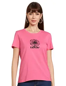 Levi's Women's Regular T-Shirt (23771-0321_Pink Flambe S)