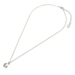 Accessorize London Women's Silver Moon & Star Pendant Necklace
