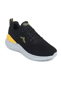 ABROS Mens Roger-M ASSG1245M Sports Shoes Black/Mustard_7UK