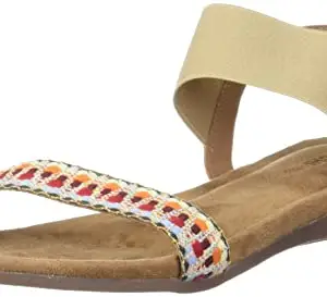 Mochi Women's Beige Slipper (33-1485)