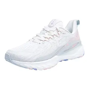 XTEP Women's TPU Sole Lightweight Synthetic Leather Upper Running Shoes (Light Green, 3 UK)