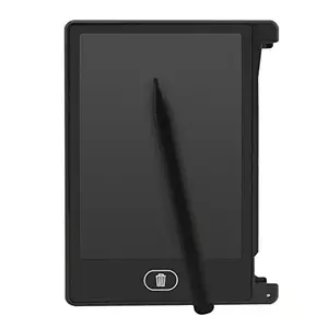 eller santé® Ruffpad Re-Writable 4.5 Inch LCD Screen Ultra Thin Mini Tablet Board, Portable Digital E-Note Pad for Drawing, Playing, Handwriting Gifts for Kids & Adults (Black)