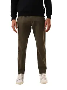 Dennis Lingo Men Solid Slim Fit Casual Chinos
