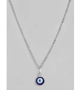 Blue Evil Eye Necklace Pendant - Original Turkish Evil Eye Gold Jewelry For Women, Strong Spiritual Necklace_288