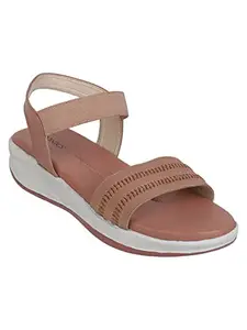 ICONICS Women's Heels, PINK, 4