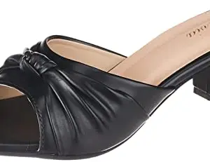 Flavia Womens Platform Black Sandal, 9 Uk (Ain/015)