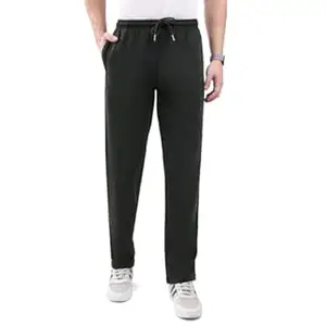 Monte Carlo Men's Regular Fit Solid Track Pants | Drawstring Closure | Side Pocket Sports Lower | Comfortable & Stylish Lower for Men's