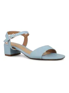 Inc.5 Womens Blue Casual Solid Square Heels