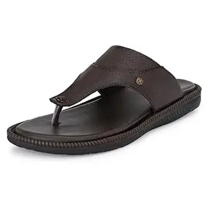 Centrino Sandal for Men | Stylish & Versatile Flip-Flop Sandals | Designed for Superior Comfort & Premium Quality | Lightweight & Durable for Everyday Wear 8204-2_Brown_7