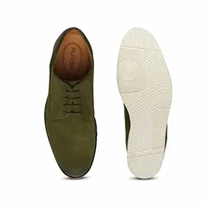 Ruosh Men Footwear Casual-Lace Up Derby Green
