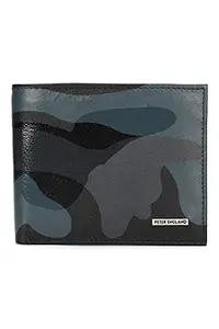 Peter England Camo Leather Wallet