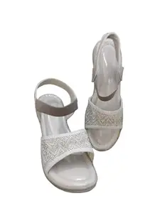 Grey Hell Sandal Stylish For Women And Girls (numeric_7)