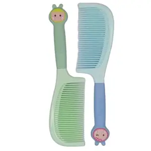 Beautiflame Hair Comb For Men and Women Green, Blue Styling Comb (Pack of 2)