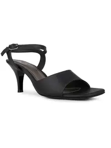 Inc.5 Womens Black Party Wear Solid Square Heels