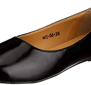 Amazon Brand - Symbol womens Astrid Black 1 Ballet Flat_5 UK (AW21- WS - 06)