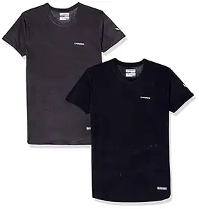 Charged Active-001 Camo Jacquard Round Neck Sports T-Shirt Dark-Grey Size Small And Charged Active-001 Camo Jacquard Round Neck Sports T-Shirt Navy Size Small