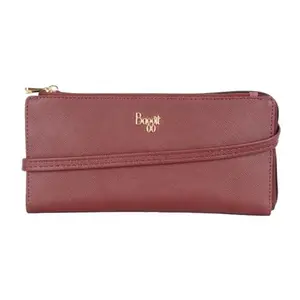 Baggit Women Red Wallet Xs Size | Ladies Stylish Sling Purse Bag | Credit Card Money Holder