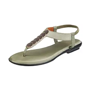 Walkway Womens Synthetic Green Sandals (Size (8 UK (41 EU))