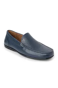 Louis Philippe Mens LPSCSMUFS00328 Navy Casual Slip-on Shoes - 40 EU (LPSCSMUFS00328)