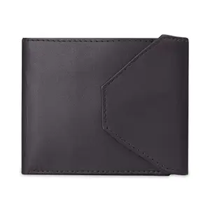 THE CLOWNFISH RFID Protected Genuine Leather Wallet for Men with Multiple Card Slots (Dark Brown)