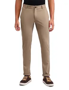 U.S. POLO ASSN. Men's Slim Casual Pants (USTRO1783_Brown
